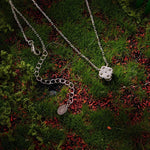S925 Sterling Silver Lucky Four-Leaf Clover Moissanite Necklace, MSN081