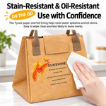 Insulated Tyvek Lunch Bag Thermal Tote Box For Work Office
