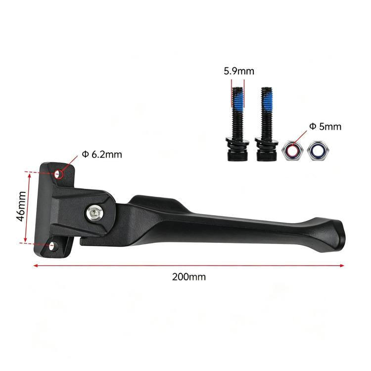 For Kukirin G2 MAX Electric Scooter 20cm Kickstand Side Stand Support, Kickstand