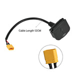For Kukirin G2 MAX Scooter XT30U-M Charging Port With Silicone Plug, Charging Port