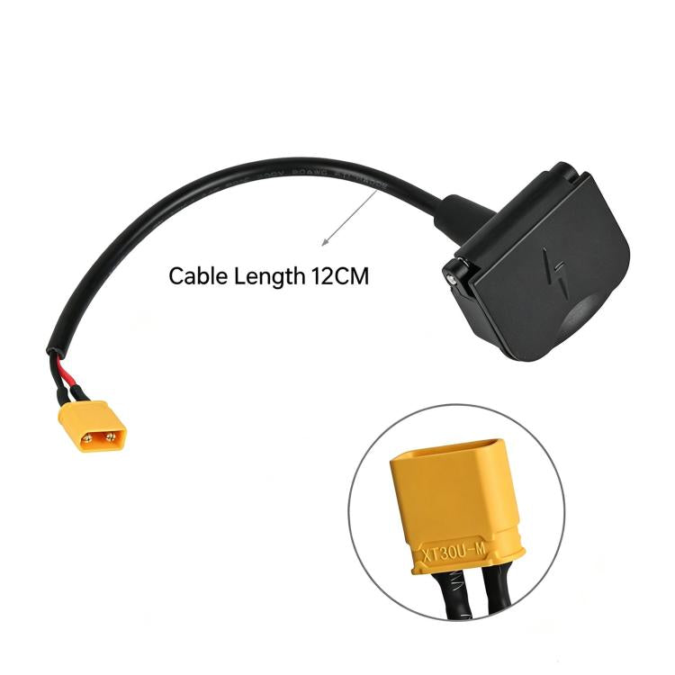 For Kukirin G2 MAX Scooter XT30U-M Charging Port With Silicone Plug, Charging Port