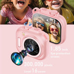 KC01 Kids Digital Camera Toy With 1.85 Inch Screen Games Music Player & Torch