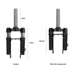 3 PCS/Set For Xiaomi M365 / M365 Pro Scooter Accessories Front Fork Shock Absorber + Front Mudguard + Extended Kickstand, Absorber+Front Mudguard+Kickstand