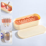 4 In 1 Makeup Brush Cleaner Box With Drying Rack & Dustproof Lid
