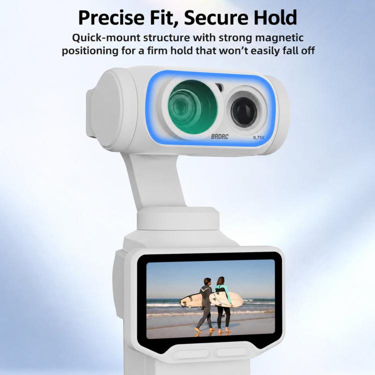 For Insta360 Luna Ultra BRDRC 115 Degree External Wide-Angle Lens