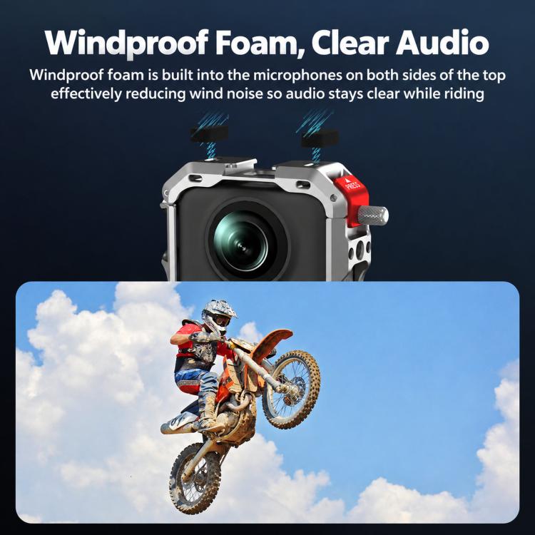 For DJI Osmo 360 II Flymile Expansion Cage With Lens Protection Heat Dissipation