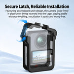 For DJI Osmo 360 / II Flymile Protective Cage Lens Cap Expansion Shell, For DJI Osmo 360 / II
