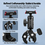 BRDRC Quick-Release Bicycle Mount, For DJI Osmo Action 6 / 4 / 5 Pro, For DJI Osmo 360 II / Nano