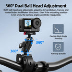 BRDRC Quick-Release Bicycle Mount, For DJI Osmo Action 6 / 4 / 5 Pro, For DJI Osmo 360 II / Nano