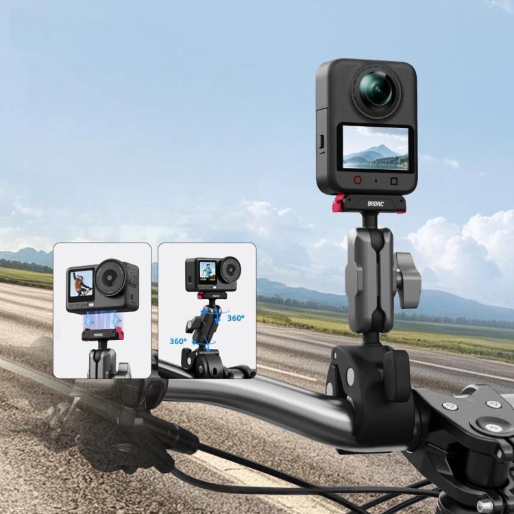 BRDRC Quick-Release Bicycle Mount, For DJI Osmo Action 6 / 4 / 5 Pro, For DJI Osmo 360 II / Nano