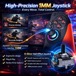 STK-7067B For Nintendo Switch 2 Plug & Play Controller With 9-Axis Gyro, Hall Effect Joystick & Card Storage