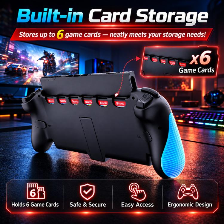 STK-7067B For Nintendo Switch 2 Plug & Play Controller With 9-Axis Gyro, Hall Effect Joystick & Card Storage