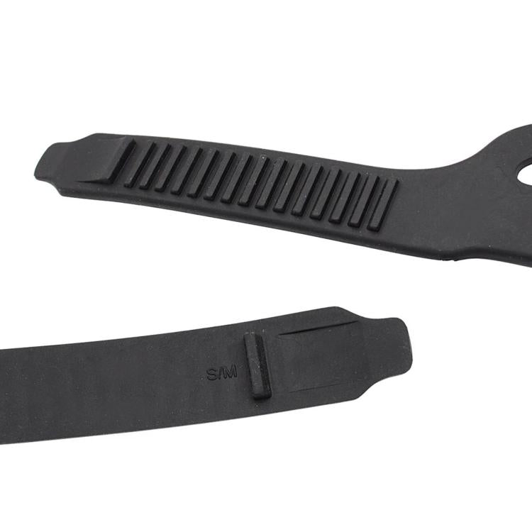 Adjustable Tension TPR Diving Fin Strap, S/M, L