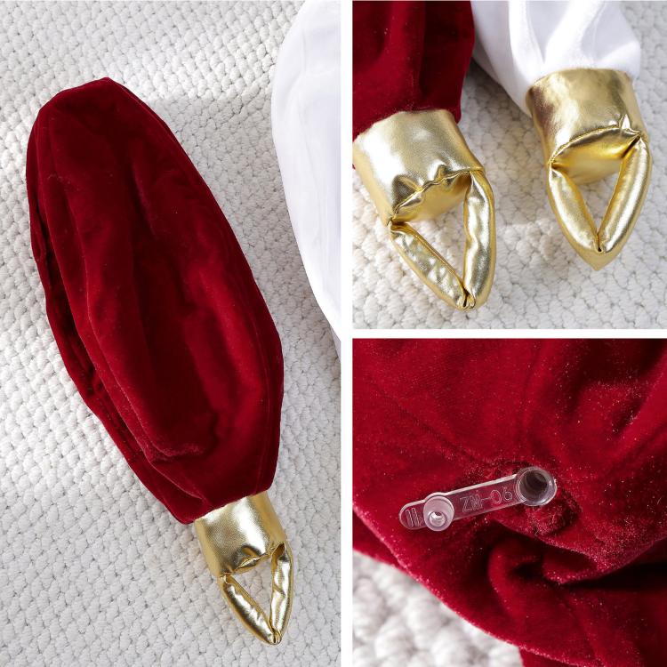 30cm Velvet Inflatable Christmas Ball Ornament DIY Christmas Decoration and Scene Prop