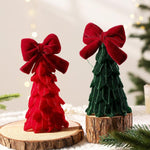 Bow Tabletop Christmas Tree Ornament DIY Christmas Decorations Festive Decor Items