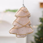 Velvet Rhinestone Foam Christmas Tree Ornament DIY Personalized Christmas Decoration