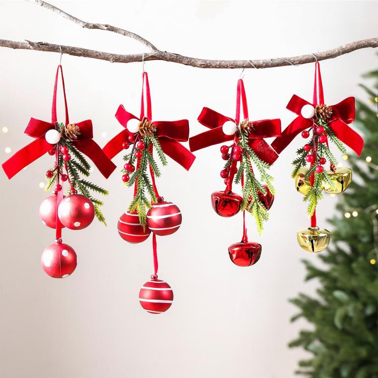 Bow Christmas Tree Ornaments Christmas Door Hangings