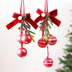 Bow Christmas Tree Ornaments Christmas Door Hangings