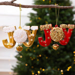 Unique JOY Painted Christmas Tree Ornaments DIY Christmas Decorations