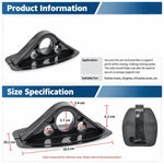 Inflatable Boat 3-Hole Oar Mount Canopy Bracket Marine Accessory, RB-E06