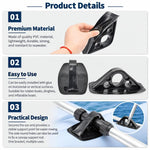 Inflatable Boat 3-Hole Oar Mount Canopy Bracket Marine Accessory, RB-E06