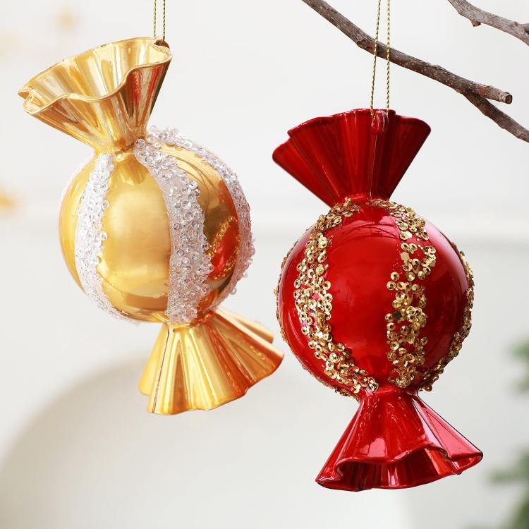Candy-Shaped Christmas Tree Ornaments DIY Christmas Decorations