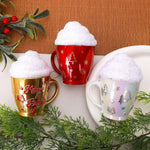 Cream Cup-Shaped Christmas Ornaments DIY Christmas Tree Decorations Festive Decor Props