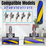 Soft Roller Cleaner Head For Dyson V15 / V11 / V10 / V8 / V7 Vacuum with Green Light Dust Detection