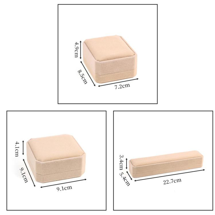 Octagonal Velvet Jewelry Box Jewelry Storage Box, Pendant Box, Bracelet Box, Necklace Box