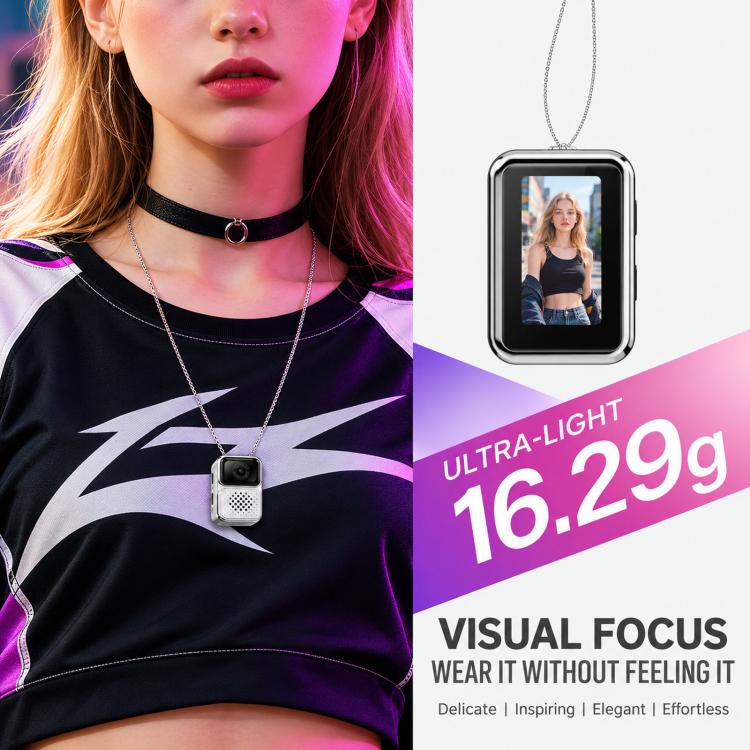 Mini Wearable Camera Necklace 1080P Small Body Camera Digital Recorder Pendant