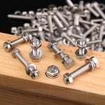 Hex Head Bolts 304 Stainless Steel Hex Bolt Nut Washer Combination Assortment Kit, 240 PCS/Box, 480 PCS/Box, 520 PCS/Box