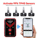 KONNWEI Tire Pressure Monitoring System Connector Supports Bluetooth Version 5.2, TK100+ Sensor