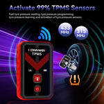 KONNWEI Tire Pressure Monitoring System Connector Supports Bluetooth Version 5.2, TK100+ Sensor