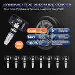 KONNWEI Tire Pressure Monitoring System Connector Supports Bluetooth Version 5.2, TK100+ Sensor