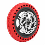 For Xiaomi M365 Pro External Honeycomb Solid Tire Drive Wheel Rear Hub With 120mm Brake Disc
