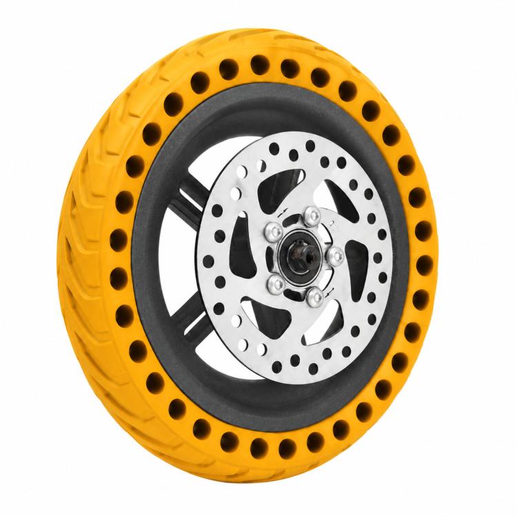 For Xiaomi M365 Pro External Honeycomb Solid Tire Drive Wheel Rear Hub With 120mm Brake Disc
