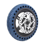 For Xiaomi M365 Pro External Honeycomb Solid Tire Drive Wheel Rear Hub With 120mm Brake Disc