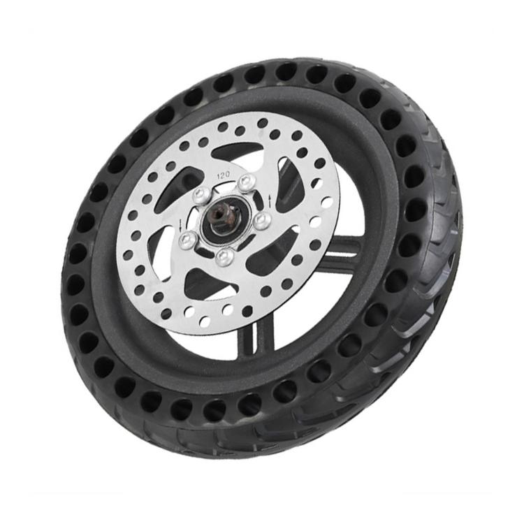 For Xiaomi M365 Pro External Honeycomb Solid Tire Drive Wheel Rear Hub With 120mm Brake Disc