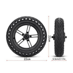 For Xiaomi M365 Pro External Honeycomb Solid Tire Drive Wheel Rear Hub With 120mm Brake Disc