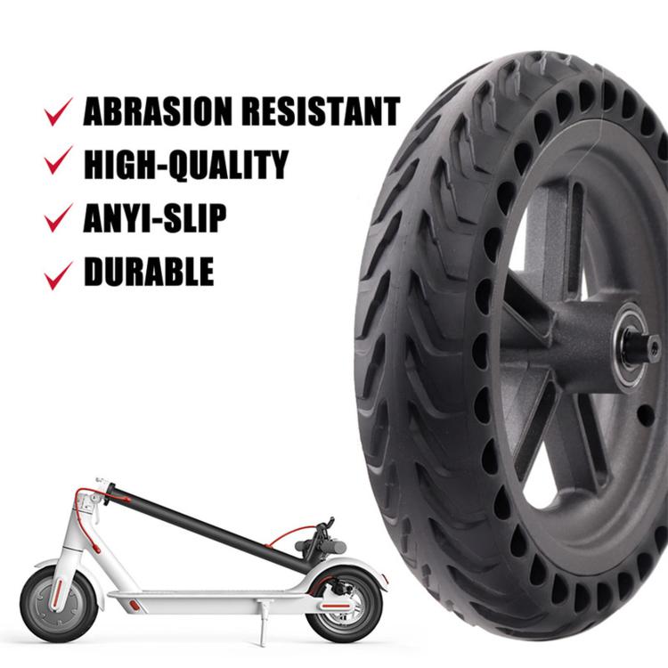 For Xiaomi M365 Pro External Honeycomb Solid Tire Drive Wheel Rear Hub With 120mm Brake Disc