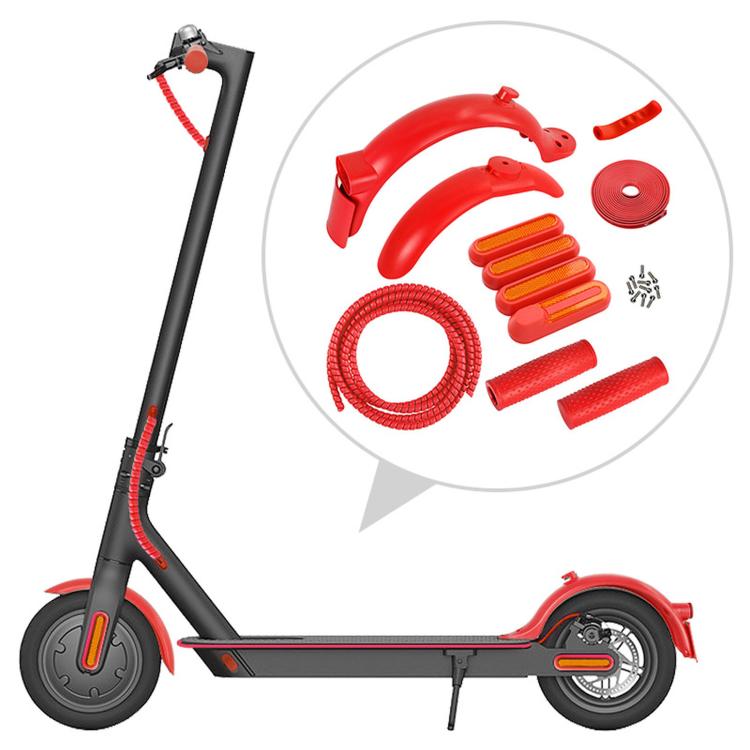 11-Piece Set For Xiaomi M365 Pro 2 Electric Scooter Rear Fender Kit