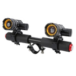 For Xiaomi M365 / M365 Pro / M365 Pro 2  Add-on Handlebar  With Two Front Lights & Two Side Lights, With Side Lights