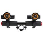 For Xiaomi M365 / M365 Pro / M365 Pro 2  Add-on Handlebar  With Two Front Lights & Two Side Lights, With Side Lights