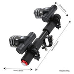 For Xiaomi M365 / M365 Pro / M365 Pro 2  Add-on Handlebar  With Two Front Lights & Two Side Lights, With Side Lights