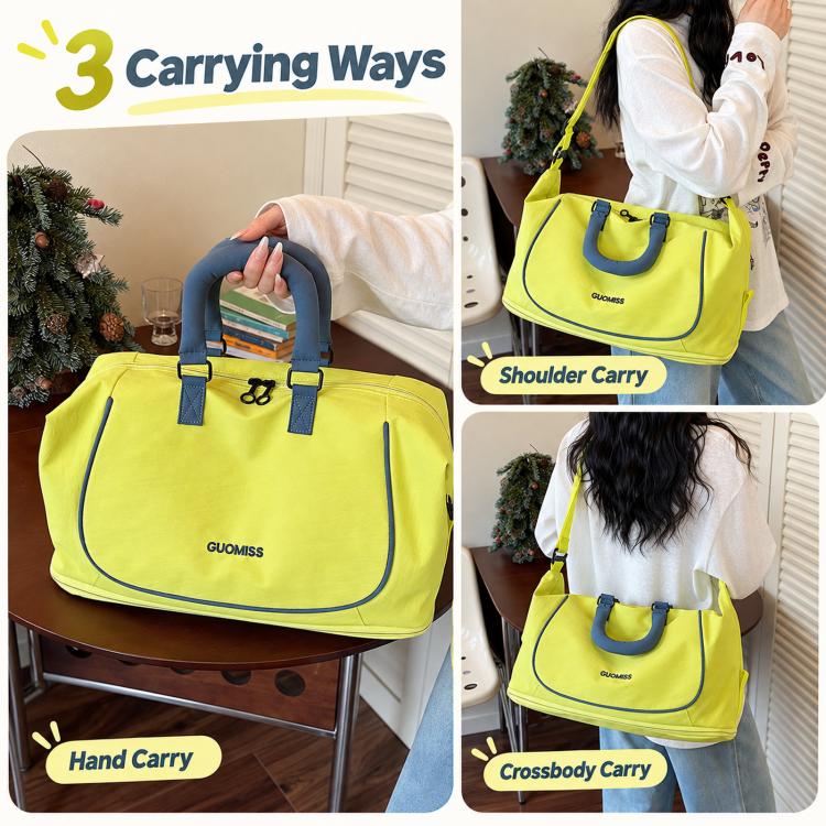 Expandable Travel Duffle Bag with Dry Wet Separation Pocket for Gym Sports Dance Travel