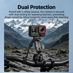 BRDRC For Quick-Release Cycling Mount For Insta360 Ace / Ace Pro 2 / X6 / X5 / X4 Air