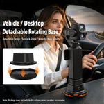 For DJI Osmo Pocket 3 / 4P BRDRC Rotatable Adhesive Car Mount