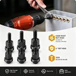 Metric Rivet Nut Mandrel Kit Threaded Insert Rivnut Assortment Set, 60 PCS/Box M3-M8, 70 PCS/Box  M4-M10, 53 PCS/Box M3-M8, 77 PCS/Box M3-M12