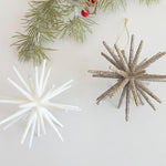 Christmas Tree Explosion Star Decorations Mini Plastic Christmas Hanging Ornaments