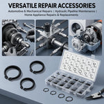 225 PCS/Box Snap Ring Assortment Kit Metric Internal External C-Clips 6mm-32mm, Snap Ring
